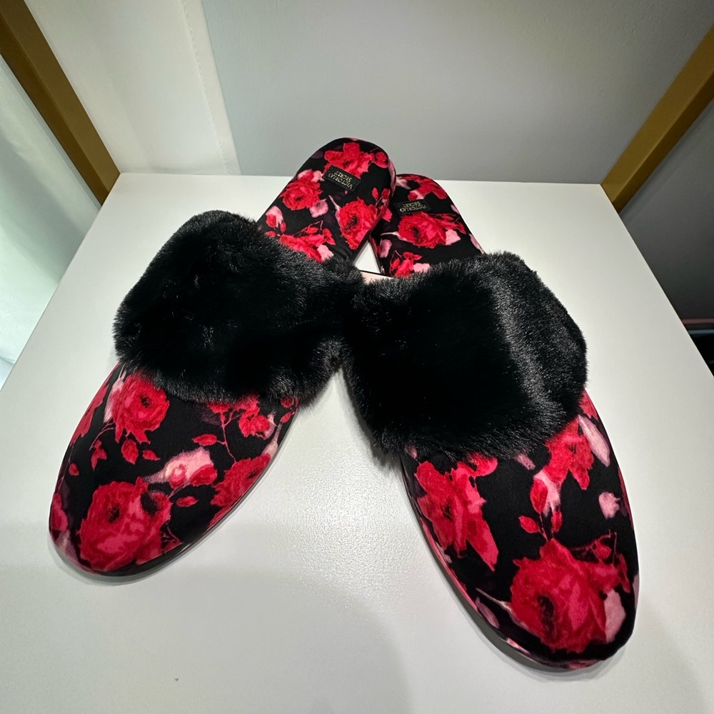 Victoria's Secret Black and Pink Floral Set - Picture 1 of 7